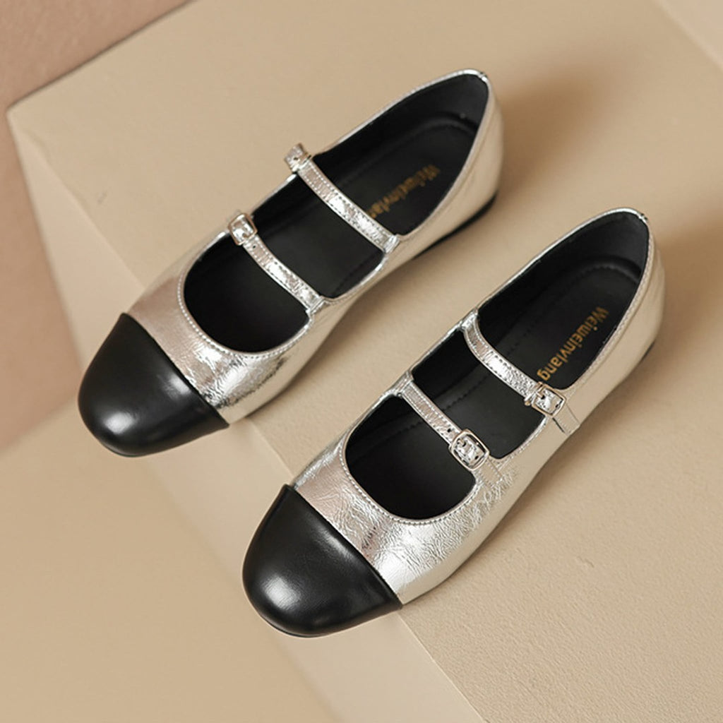 Élise French Vintage Ballet Mary Jane Flats