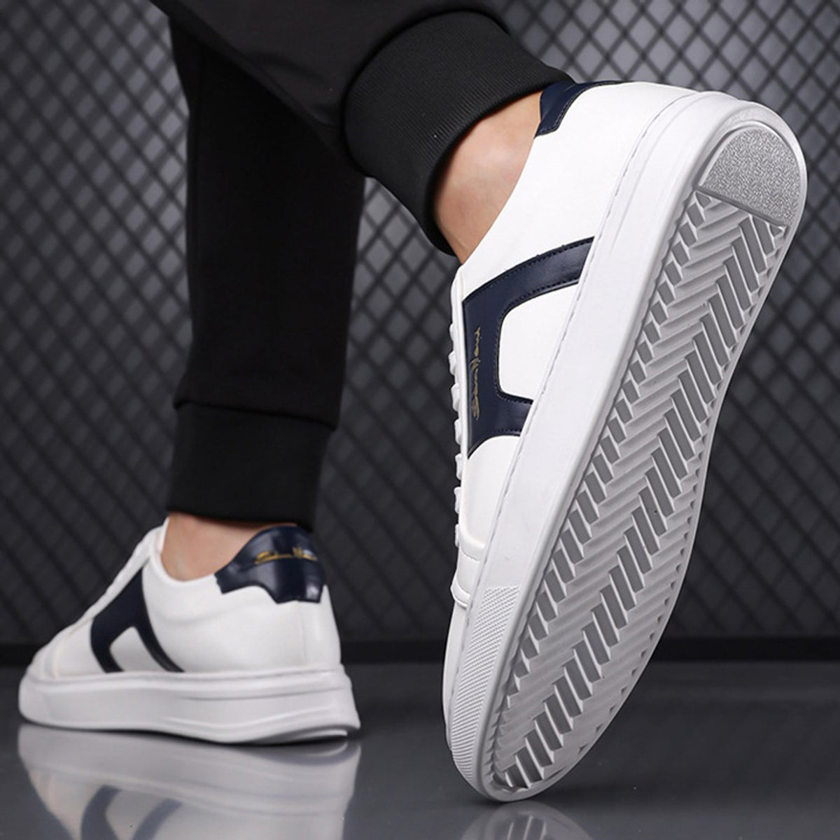 Sam Nom Minimal White Dress Sneakers