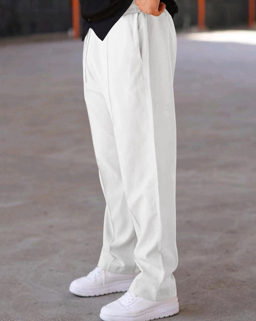 Clifford Relaxed Straight-Leg Formal Joggers