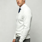 Sterling Jacquard V-Neck Pullover Sweater