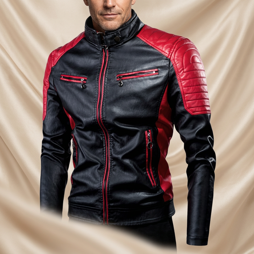 Stryde Speedster Two-Tone Biker Jacket