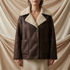 Léa Fall Fur-Lined Chic Jacket