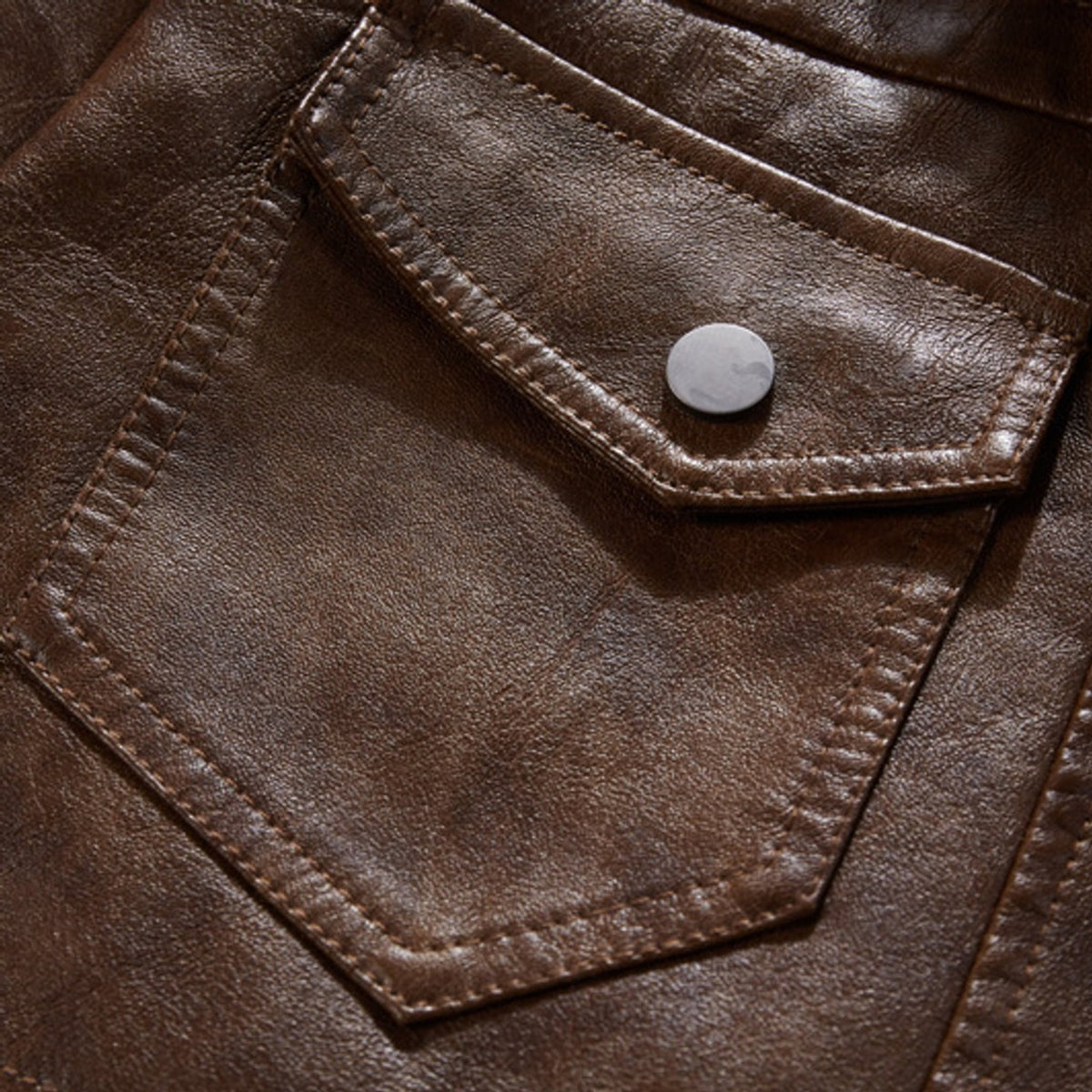 Stryde Vintage Aviator Layered Hoodie Jacket