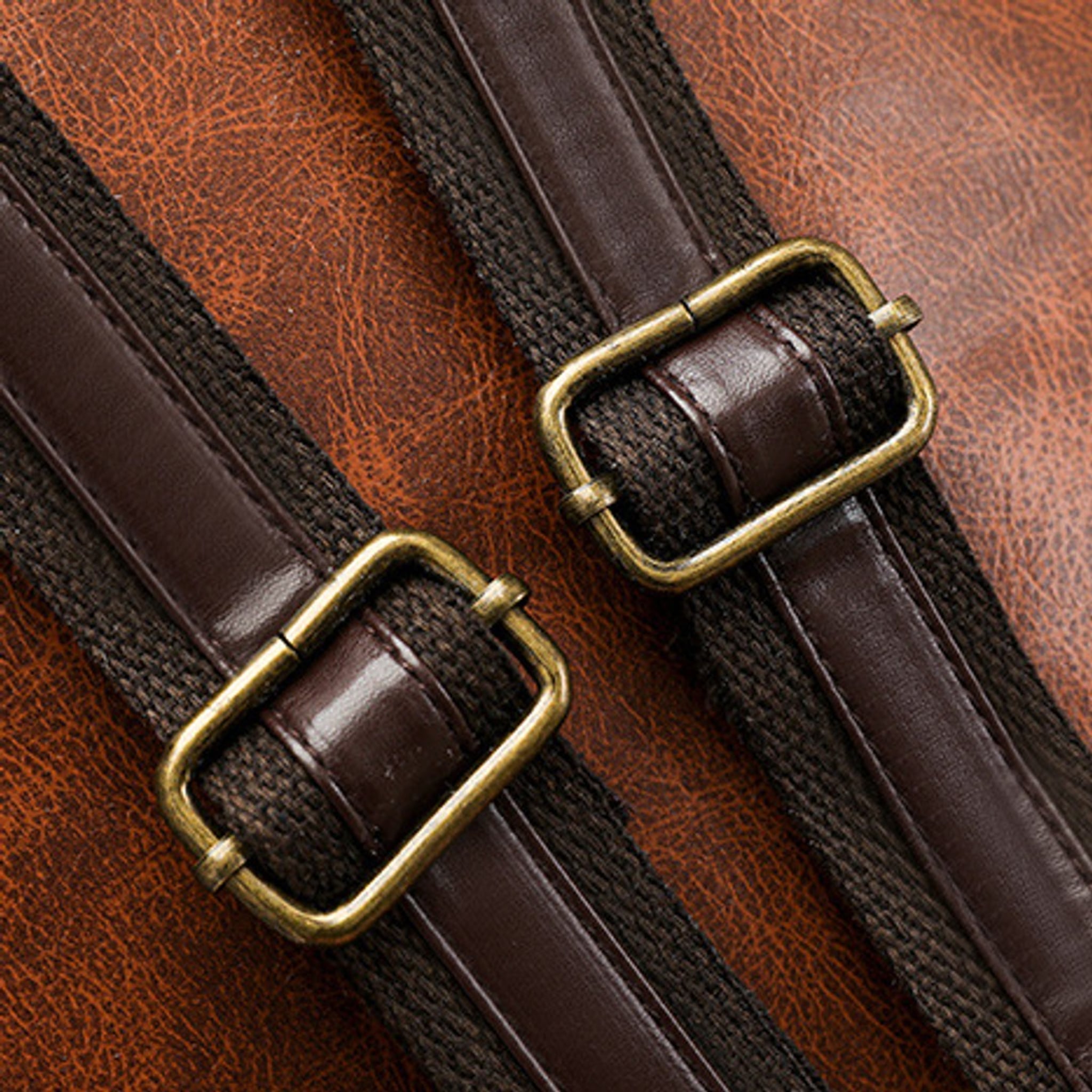 Nova Vintage Vegan Leather Laptop Backpack