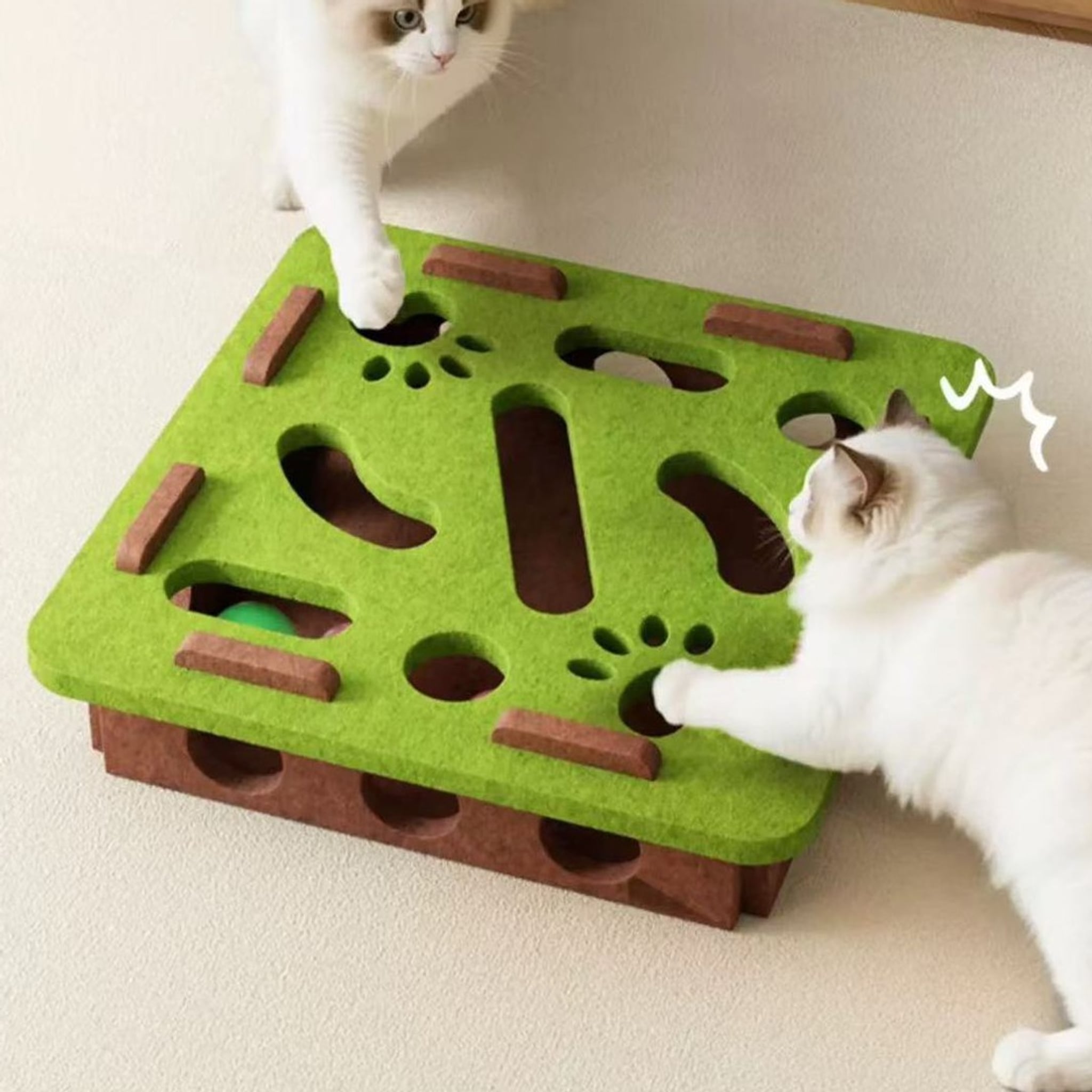 Interactive Cat Sensory Maze Toy (3 Balls Included)