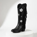 Élise Floral Western Cowboy Boots