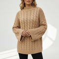 Léa Cozy Knit Oversized Turtleneck Pullover