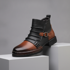 Stryde Steampunk Inspired Two-Tone Boots