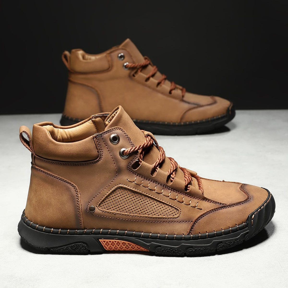Brandon Legacy Stitched High-Top Boot