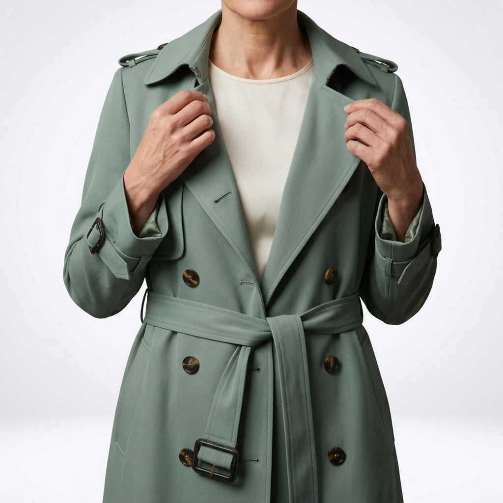Léa Classic Mid-Length Trenchcoat for Women