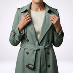 Léa Classic Mid-Length Trenchcoat for Women