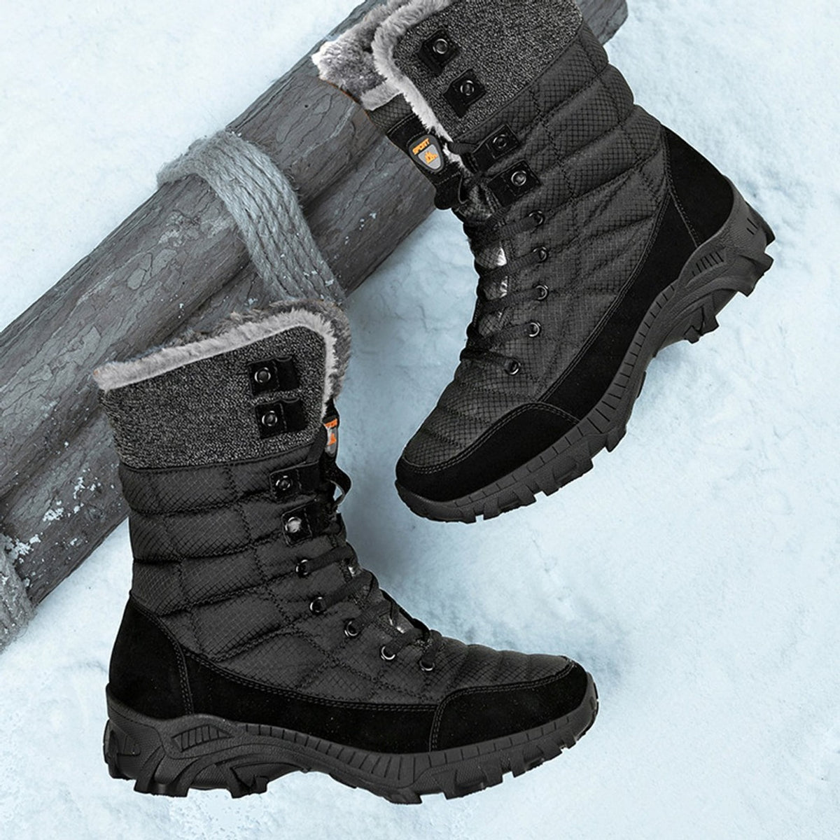 Ridge Glacier Mid-Calf Quilted Snow Boot