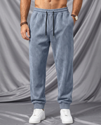 Stryde Suede-Look Performance Gym Joggers
