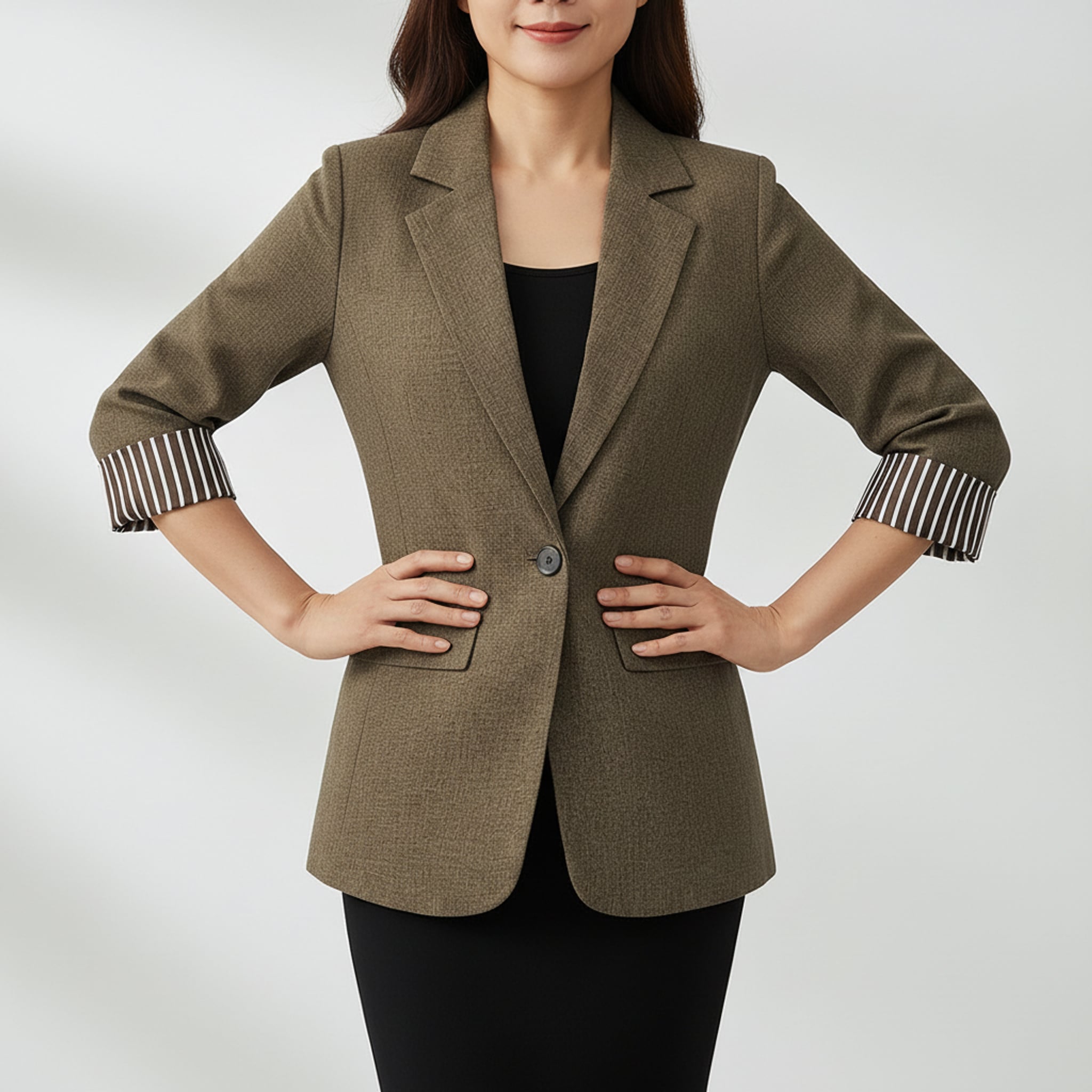 Léa Women's Chic Business Casual Blazer Jacket