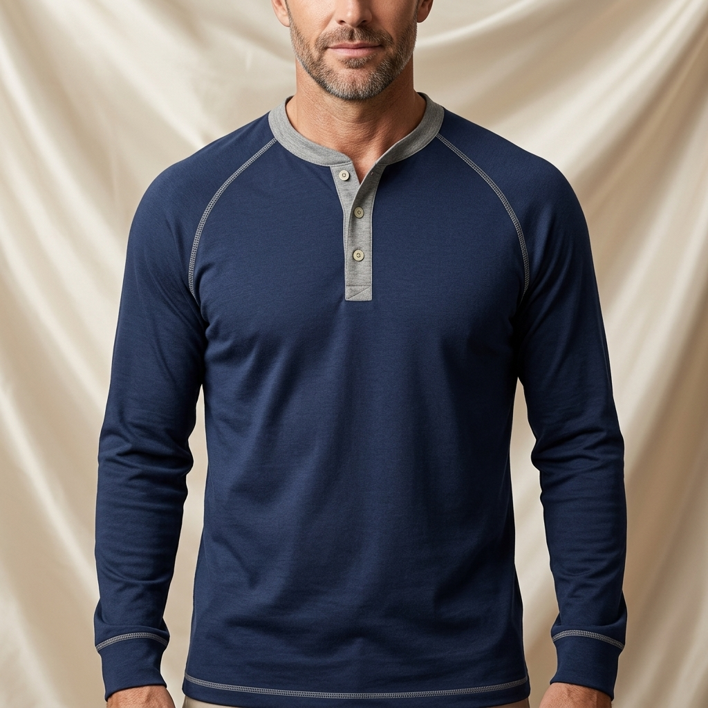 Blake Holloway Vintage Cotton-Blend Henley