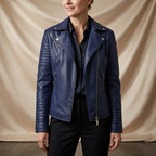 Léa Classic Moto Vegan Leather Jacket