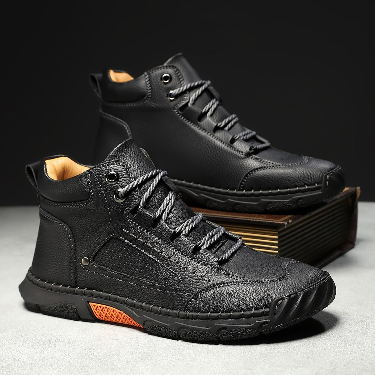 Brandon Legacy Stitched High-Top Boot