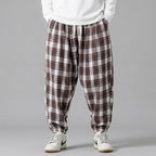 Donovan Plaid Baggy Jogger Pants