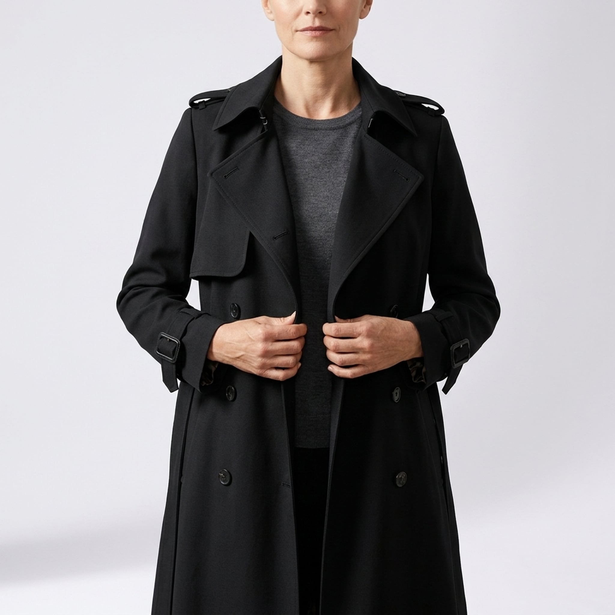 Léa Classic Mid-Length Trenchcoat for Women