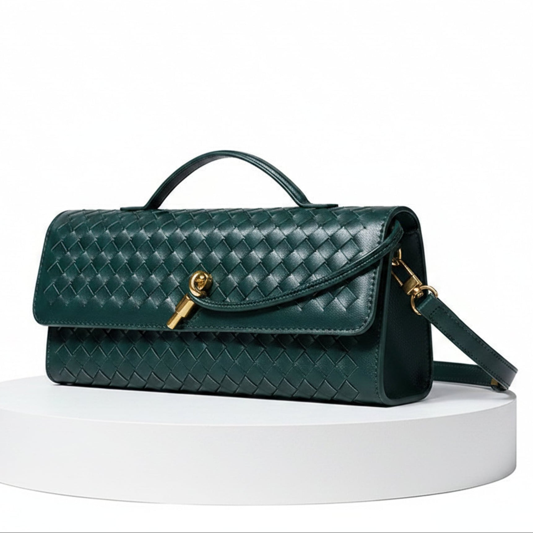 Élise Vegan Leather Baguette Clutch Bag