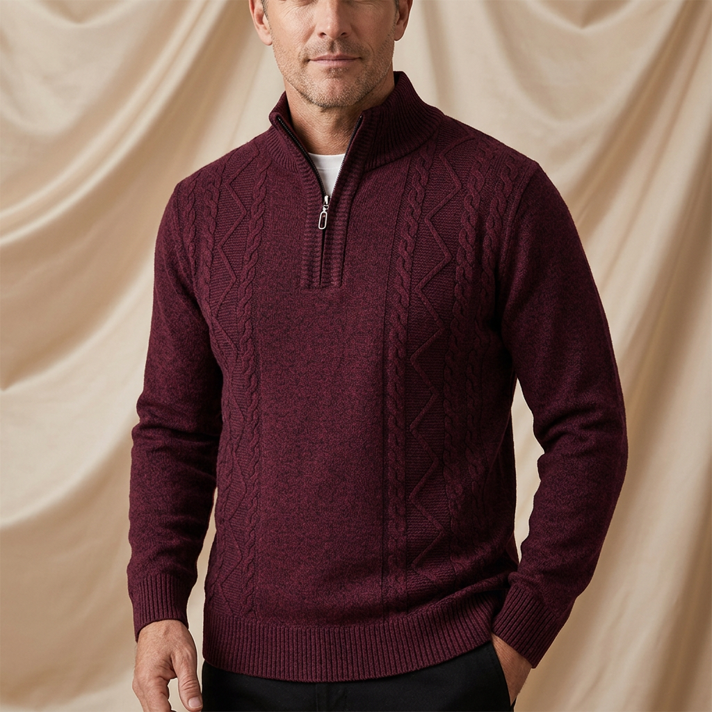Brooks Modern Twist Knit Half-Zip