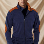 Blake Holloway Ribbed Knit Zip-Up Jacket