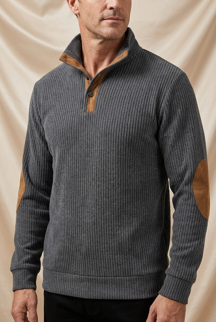 Blake Holloway Ribbed Vintage High Neck Pullover