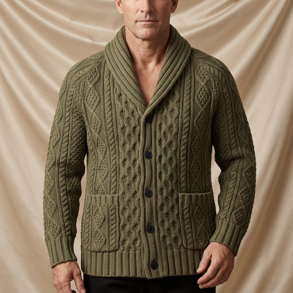 Blake Holloway Classic Shawl Collar Cardigan