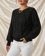 Avéra Luxe Knit Crewneck Top