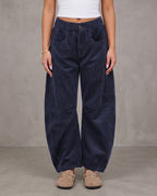 Léa Ribbed Corduroy Wide Leg Pants