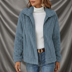Léa Warm Microfleece Lapel Jacket