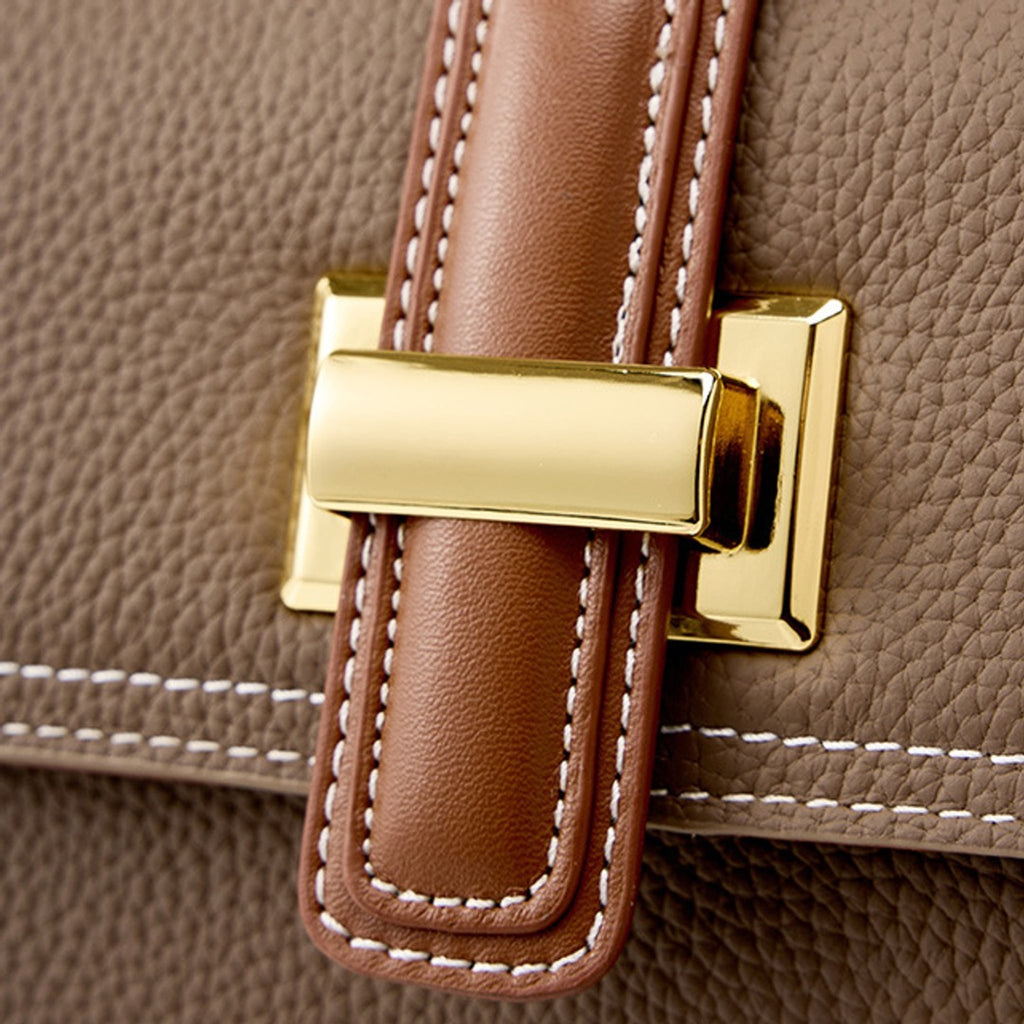 Élise Top-Layer Leather Crossbody Purse