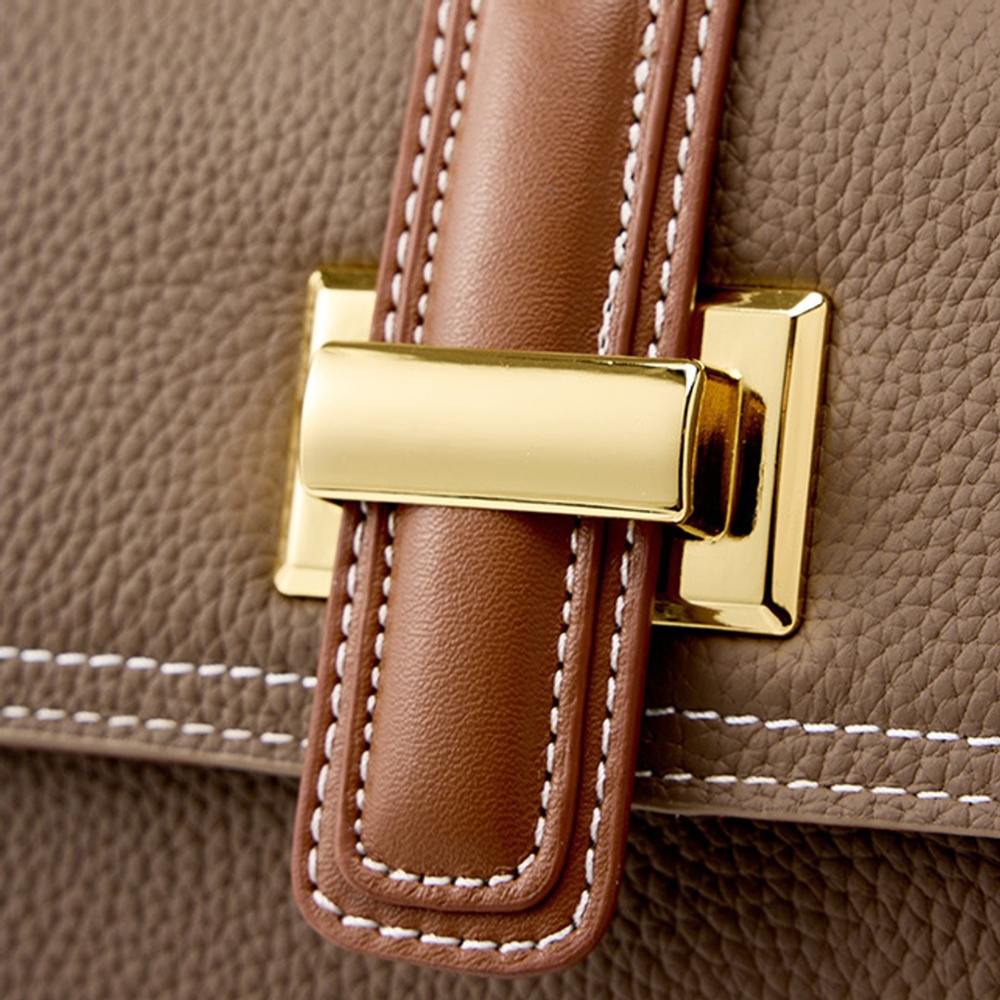 Élise Top-Layer Leather Crossbody Purse