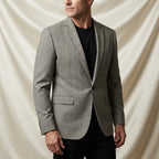 Clifford Signature Wool Blend One-Button Blazer