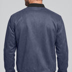 Clifford Minimal Suede Bomber Jacket