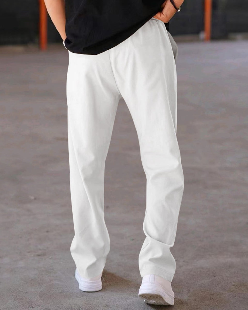 Clifford Relaxed Straight-Leg Formal Joggers