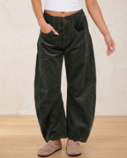 Léa Ribbed Corduroy Wide Leg Pants