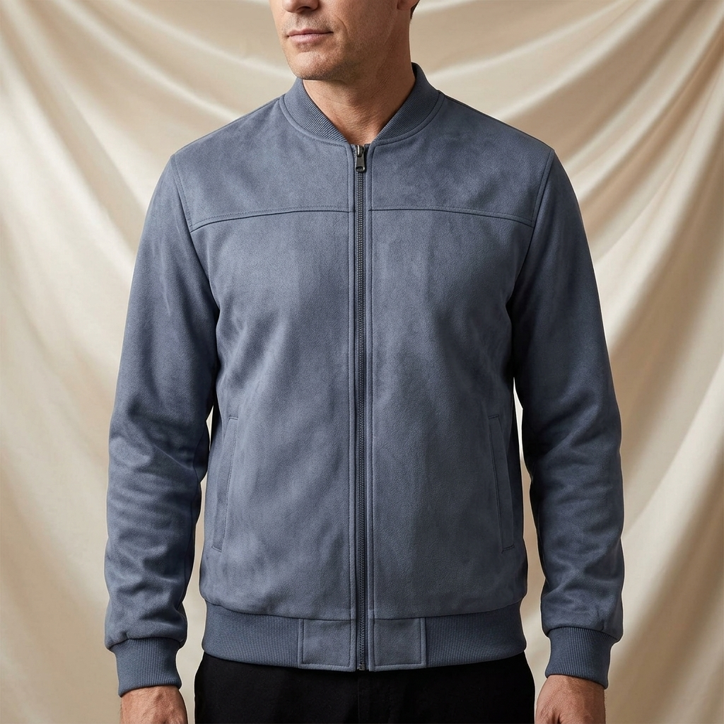 Blake Holloway Minimal Suede Flight Jacket