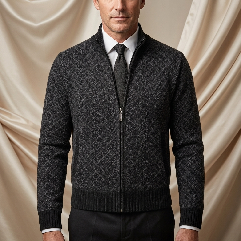 Blake Holloway Winter Knit Business Cardigan Jacket