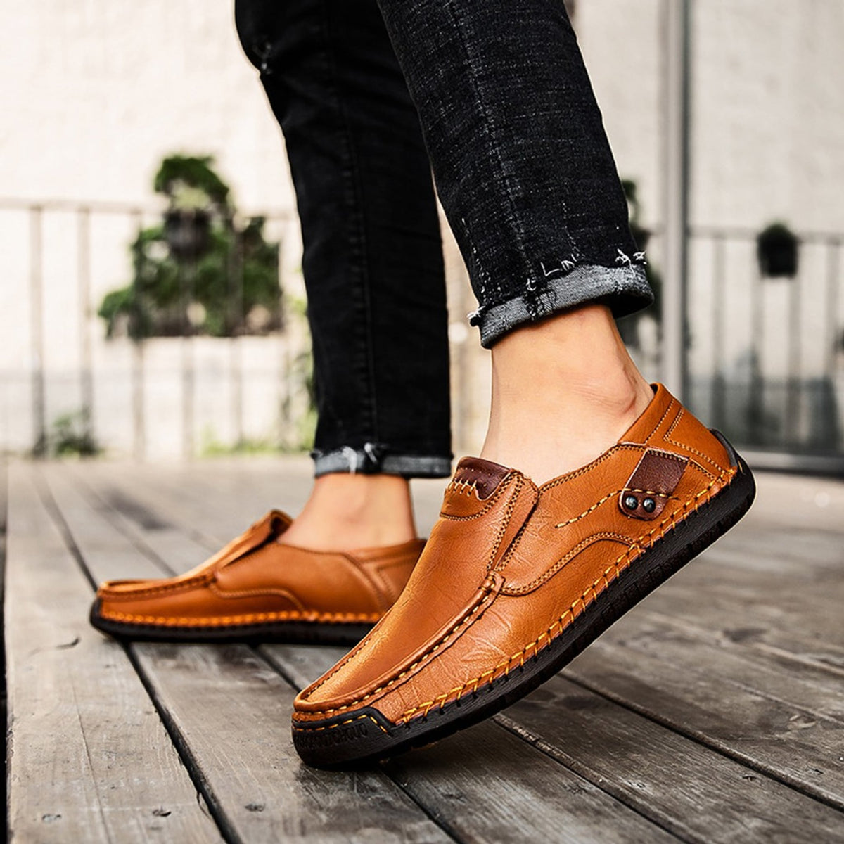 Veridian Heritage Stitch Loafer Sneakers