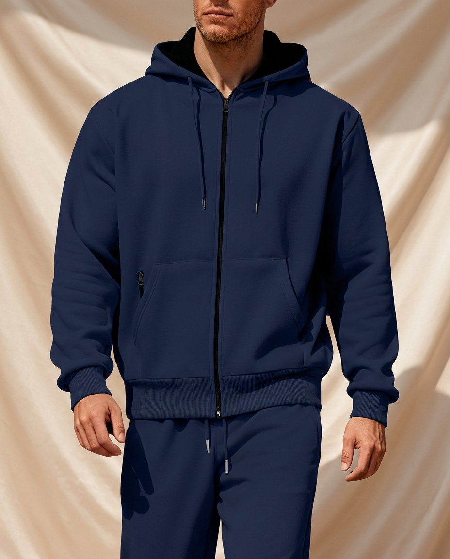 Axel Active Performance Fleece Zip-Up Hoodie & Jogger Set