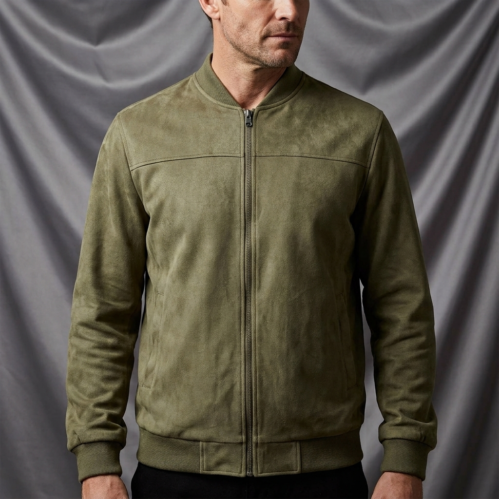 Blake Holloway Minimal Suede Flight Jacket