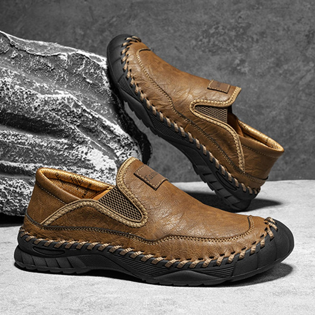 Clifford Vintage Stitched Casual Loafers
