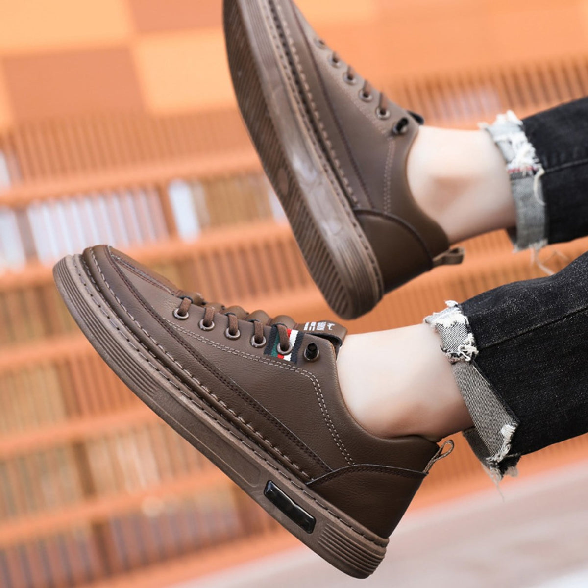 Stryde Classic Casual Stitched Sneakers
