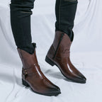 Sterling Pointed-Toe High Top Western Boots