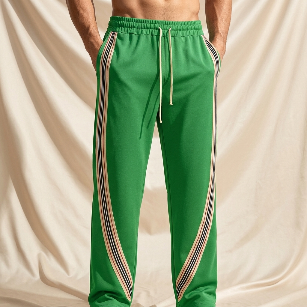 Stryde Smooth Knit Striped Athletic Pants