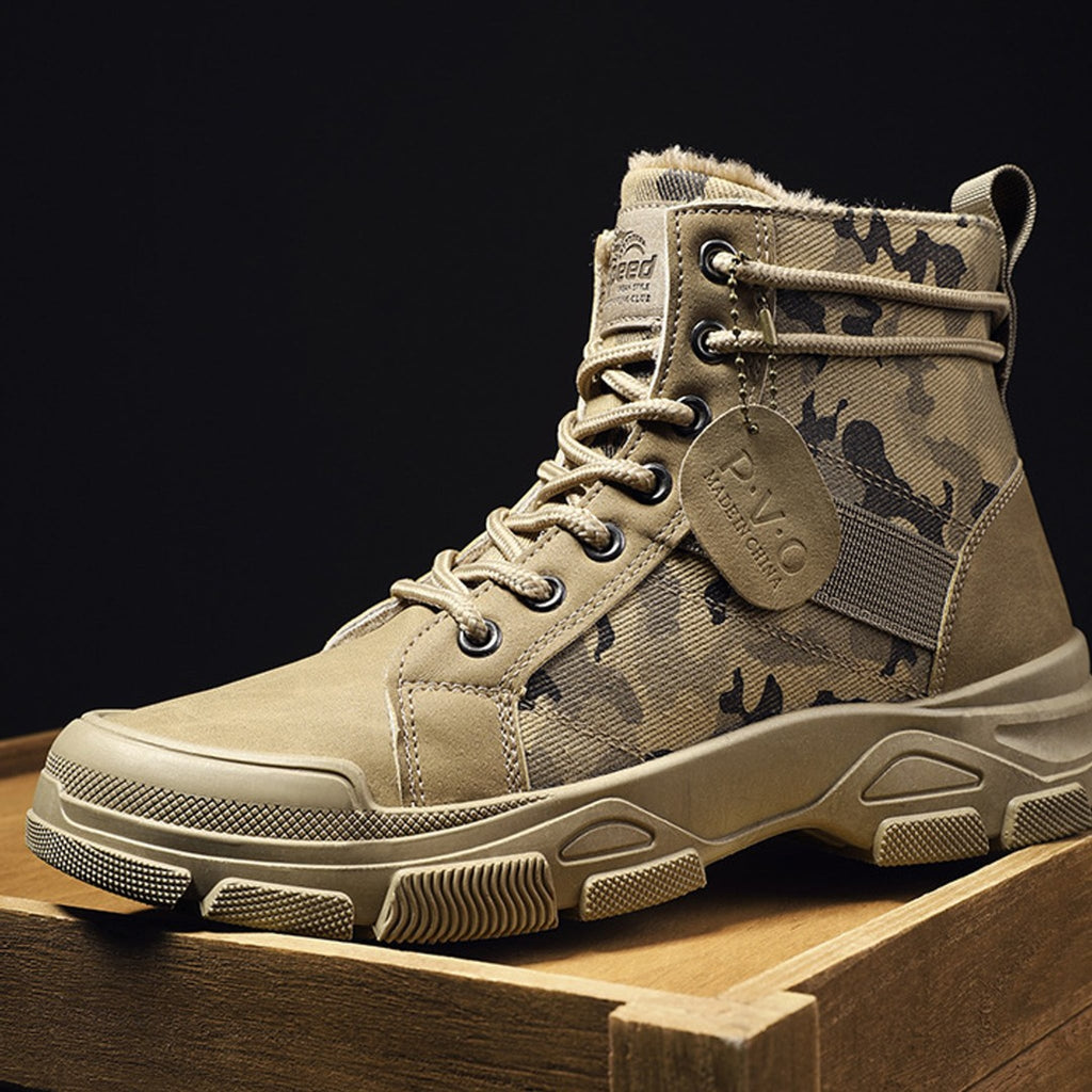 Ridge Rugged Camouflage Work Boots