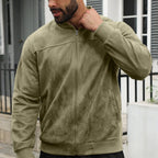 Blake Holloway Minimal Suede Flight Jacket