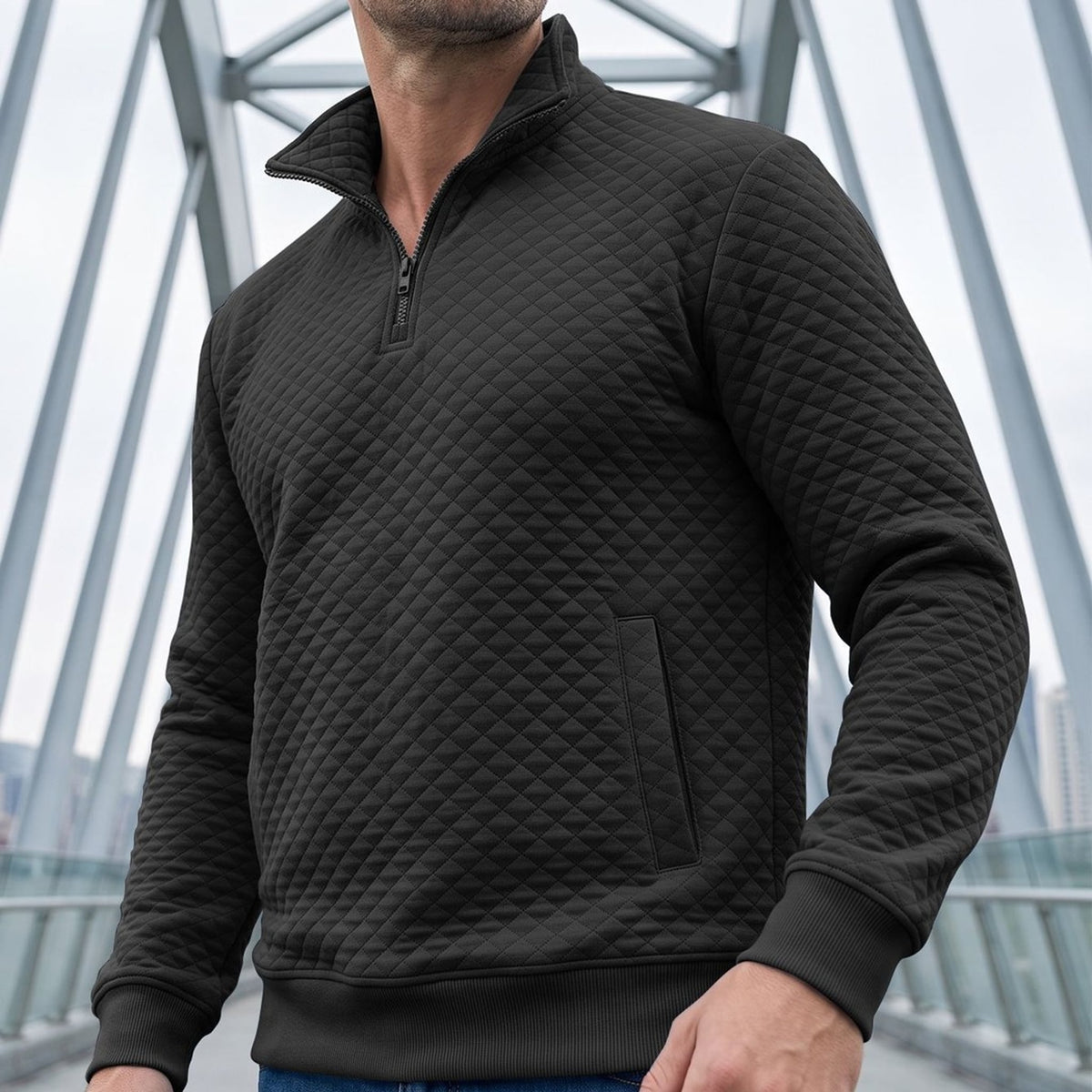 Blake Holloway Classic Waffle Knit Pullover