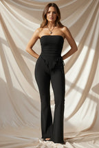 Léa Modern Ribbed Tube Top & Slim Pants Set